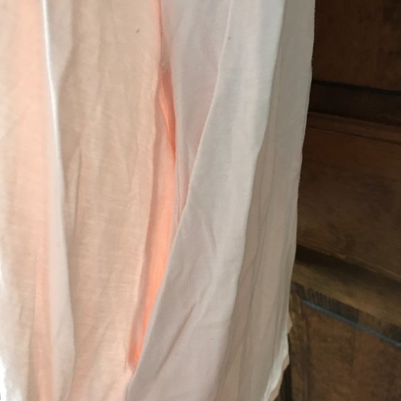 LOGO by Lori Goldstein Peach Draped Cowl Pullover Tunic Size 2X - Picture 12 of 13